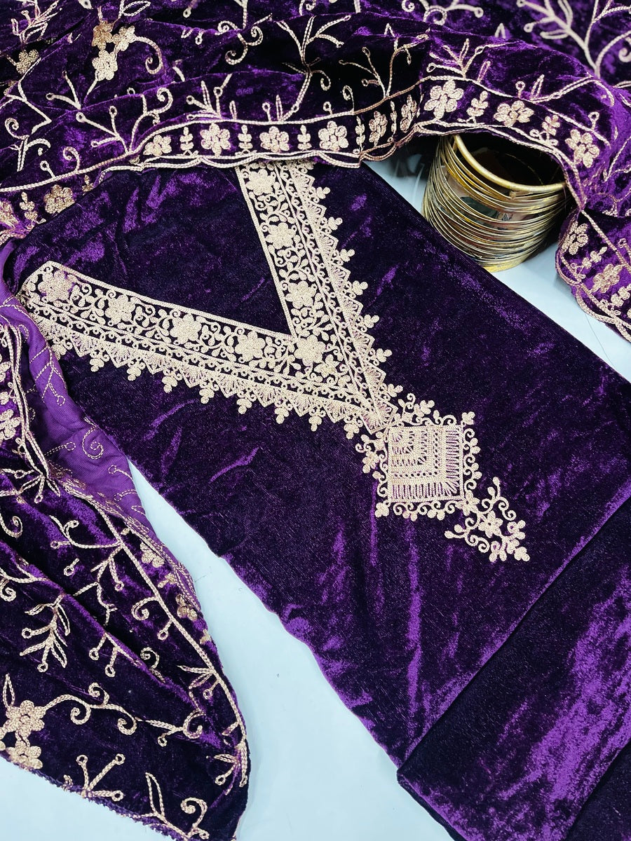 Premium  velvet  🥶 suit velvet bottom