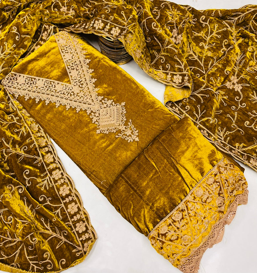 Premium  velvet  🥶 suit velvet bottom