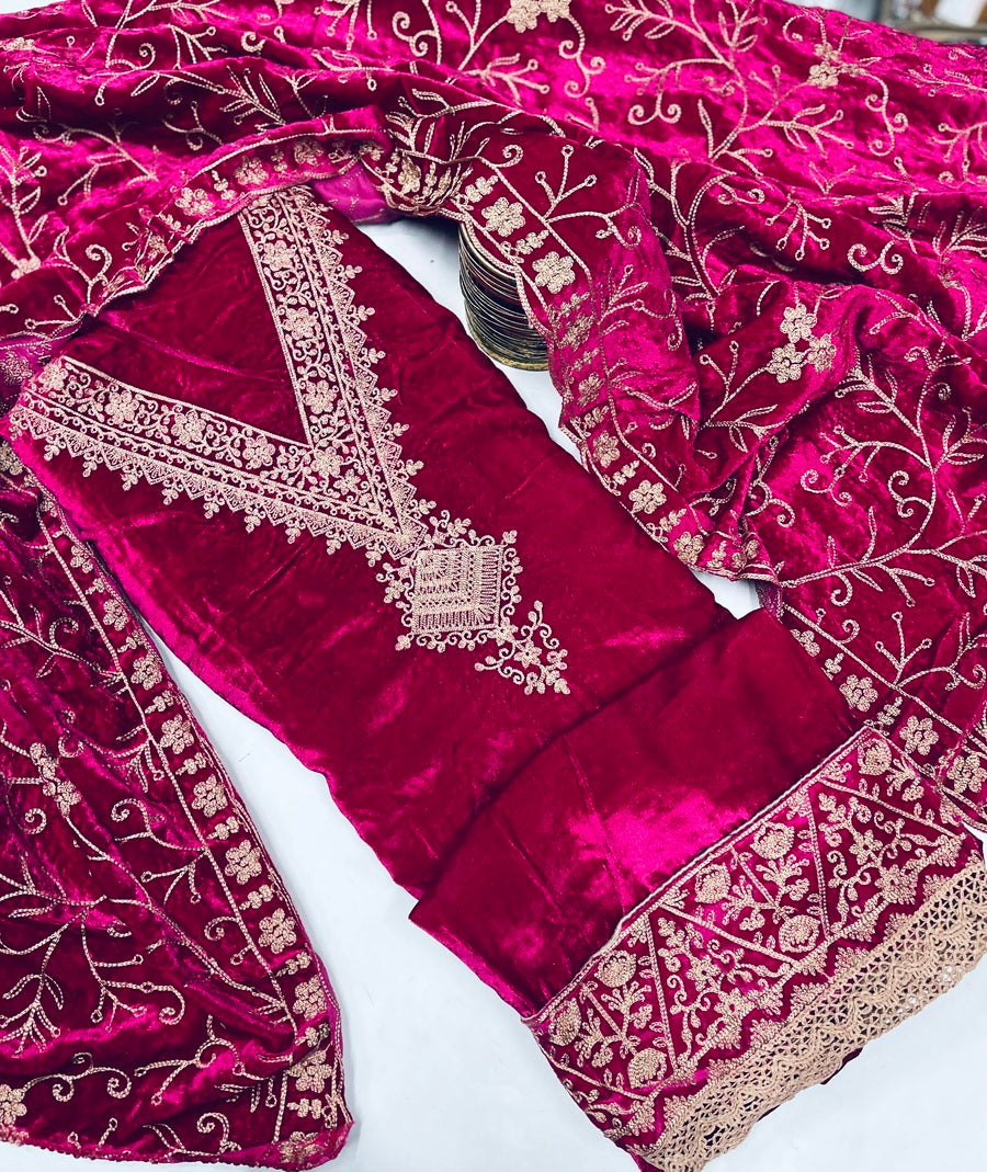 Premium  velvet  🥶 suit velvet bottom