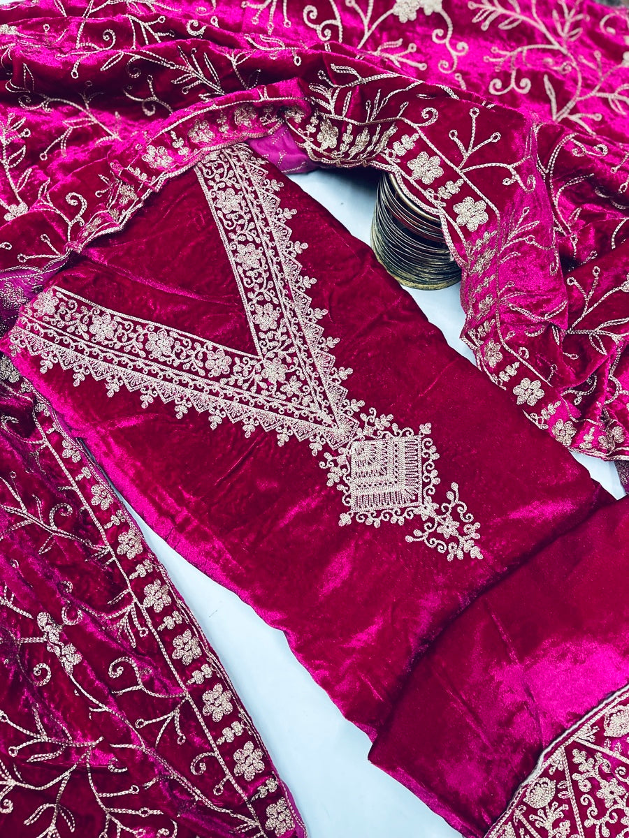 Premium  velvet  🥶 suit velvet bottom