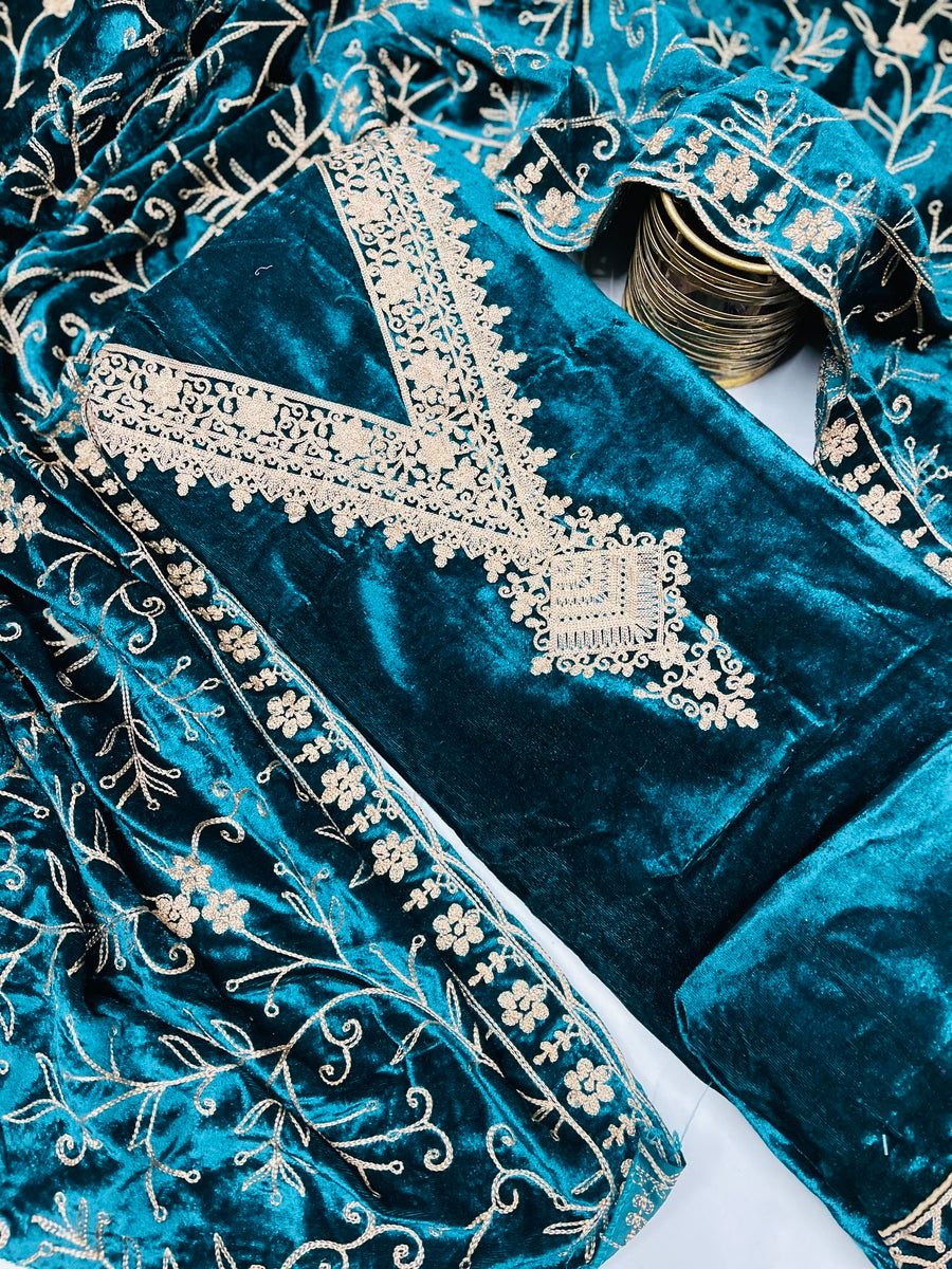 Premium  velvet  🥶 suit velvet bottom