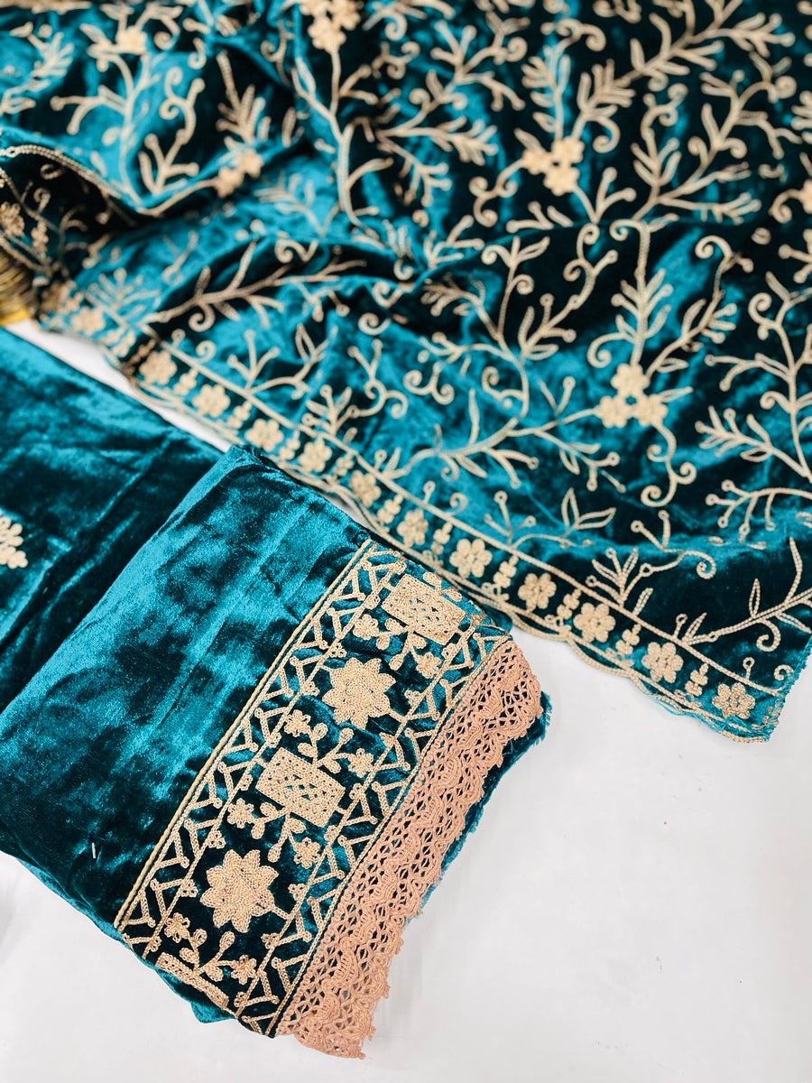 Premium  velvet  🥶 suit velvet bottom