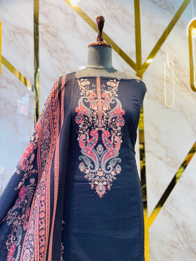 premium karigiri cotton suit