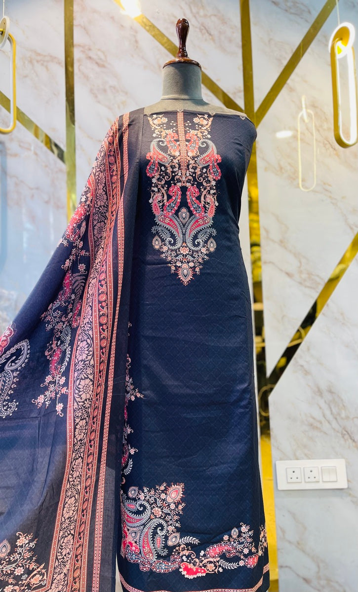 premium karigiri cotton suit