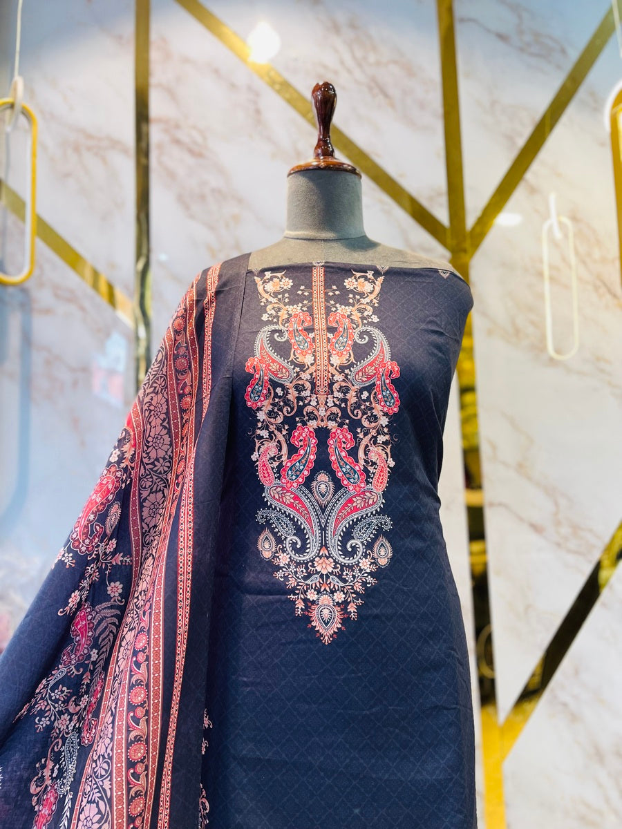 premium karigiri cotton suit