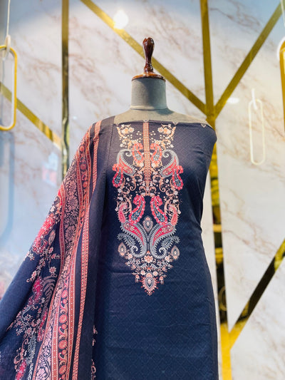 premium karigiri cotton suit