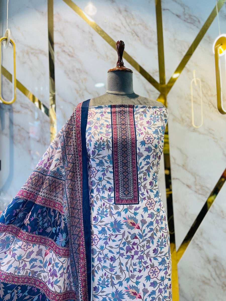 premium karigiri cotton suit