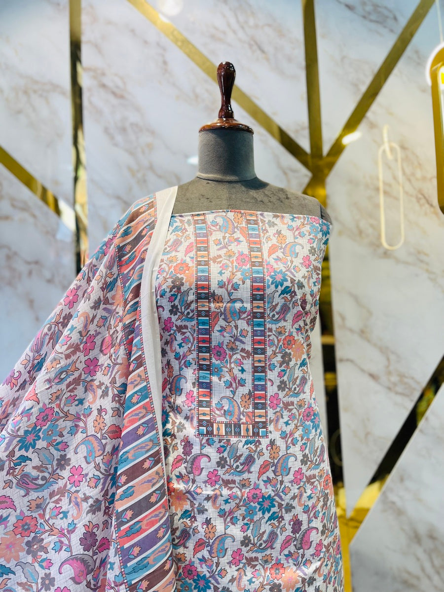 premium karigiri cotton suit