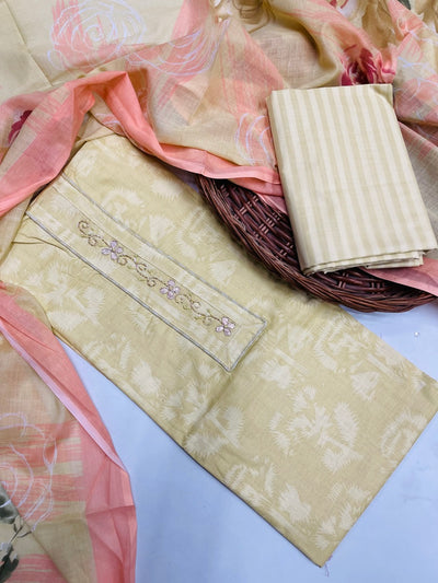 premium karigiri cotton suit