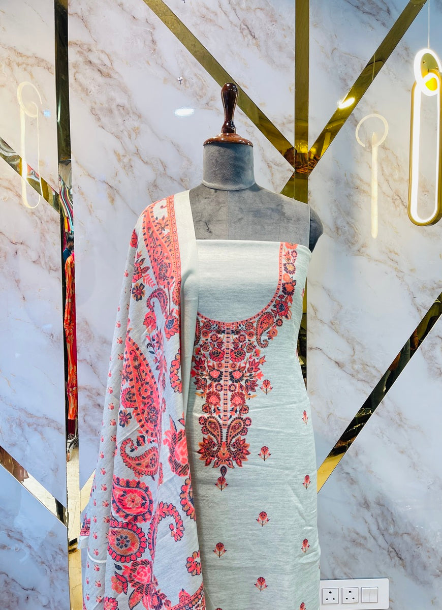 Premium kashmiri Pashmina kani Suit