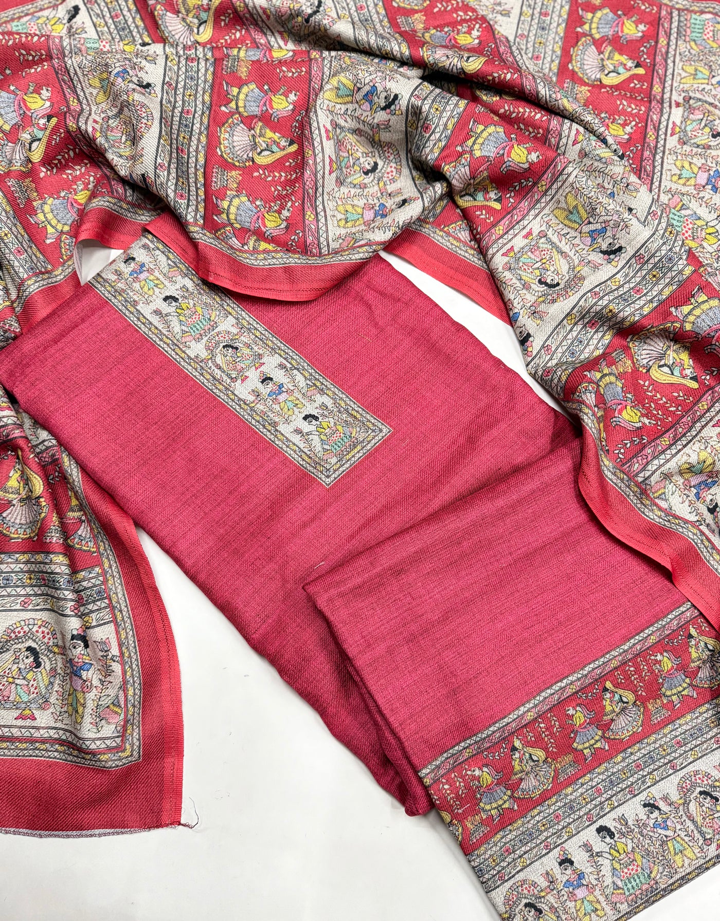 Premium Winter Pashmina Raja Rani Suit