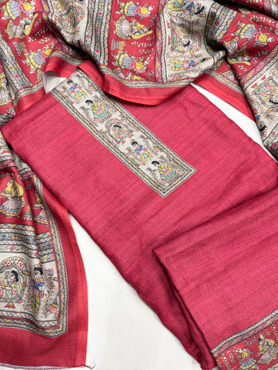Premium Winter Pashmina Raja Rani Suit