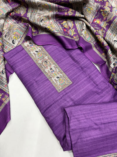 Premium Winter Pashmina Raja Rani Suit