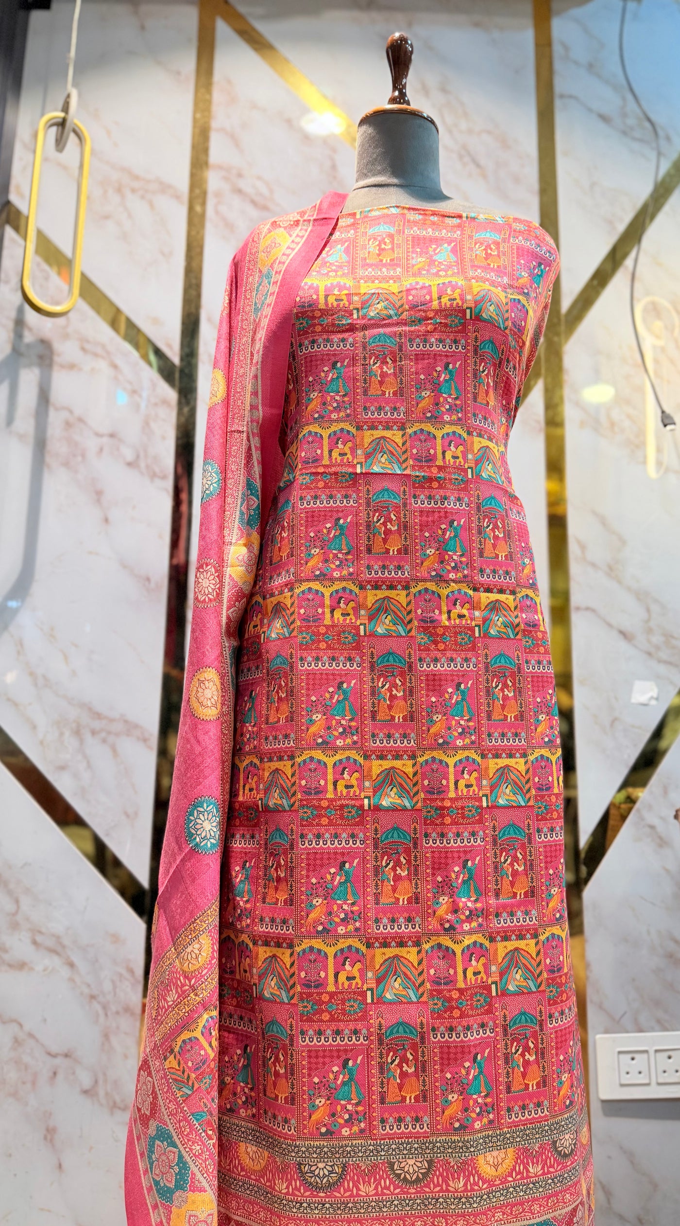 Premium Winter Pashmina Raja Rani Suit