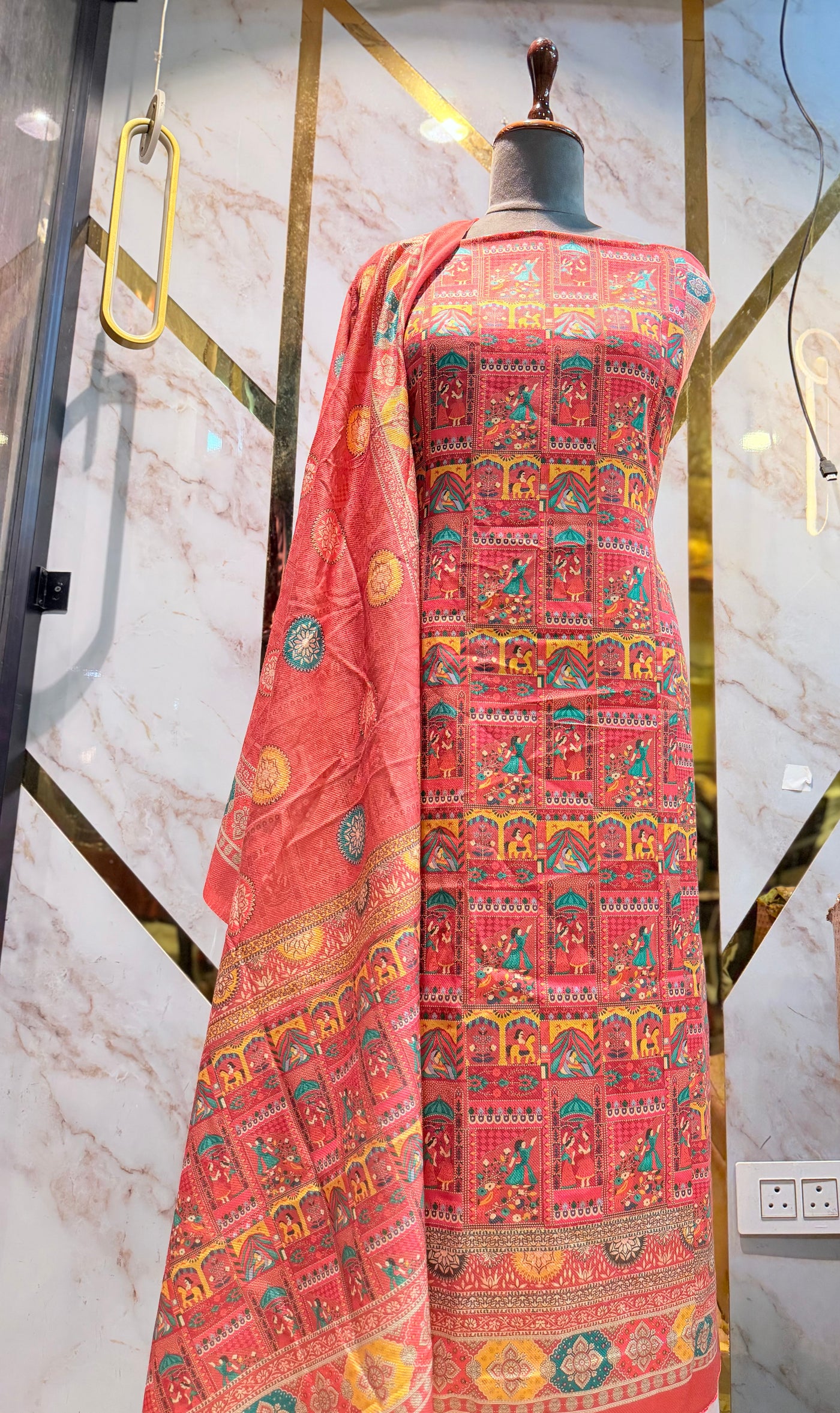 Premium Winter Pashmina Raja Rani Suit