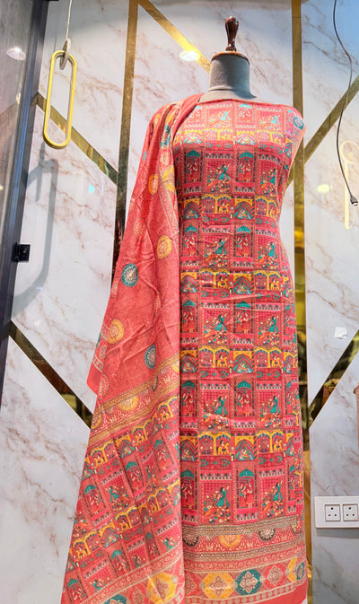 Premium Winter Pashmina Raja Rani Suit