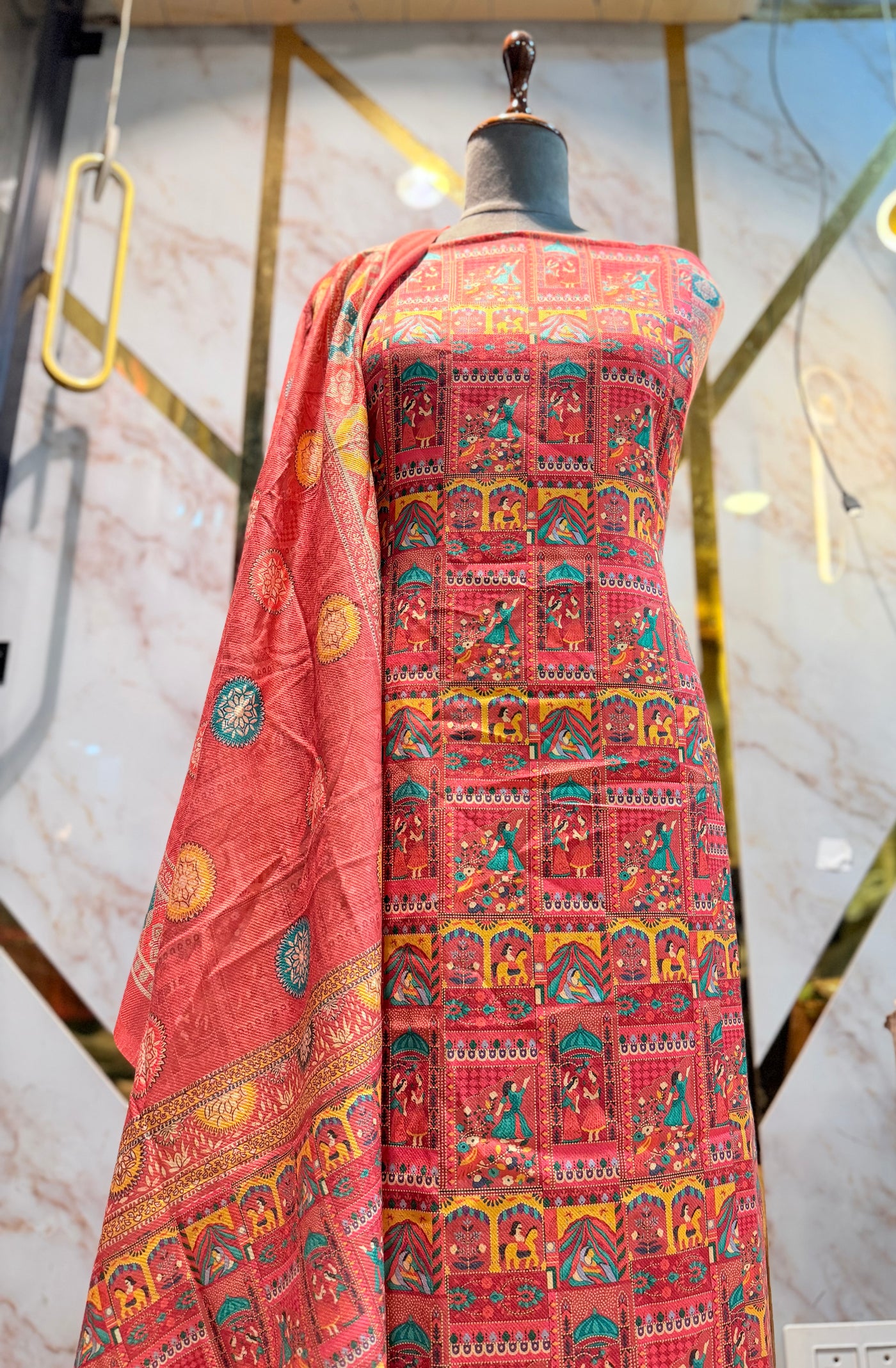 Premium Winter Pashmina Raja Rani Suit