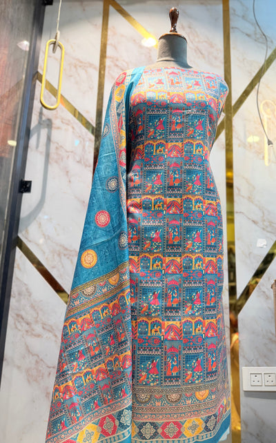 Premium Winter Pashmina Raja Rani Suit