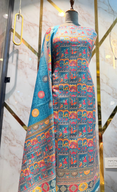 Premium Winter Pashmina Raja Rani Suit