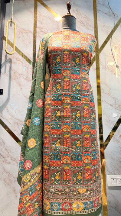 Premium Winter Pashmina Raja Rani Suit