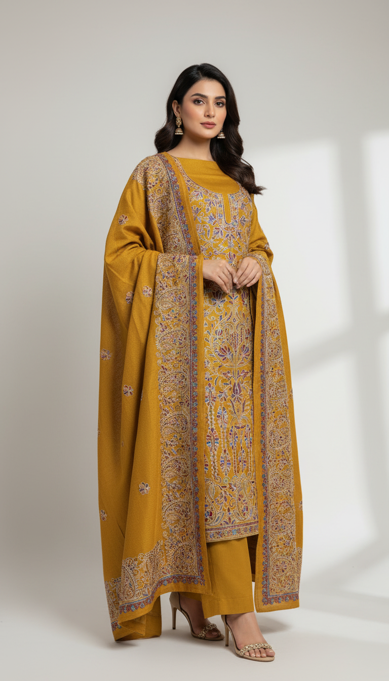 Kashmiri 🥶 winter pure suit (💯%handmade)