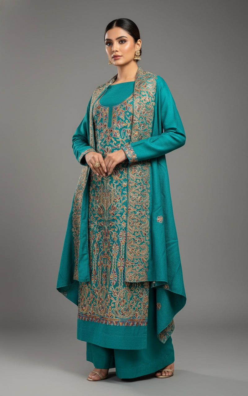 Kashmiri 🥶 winter pure suit (💯%handmade)