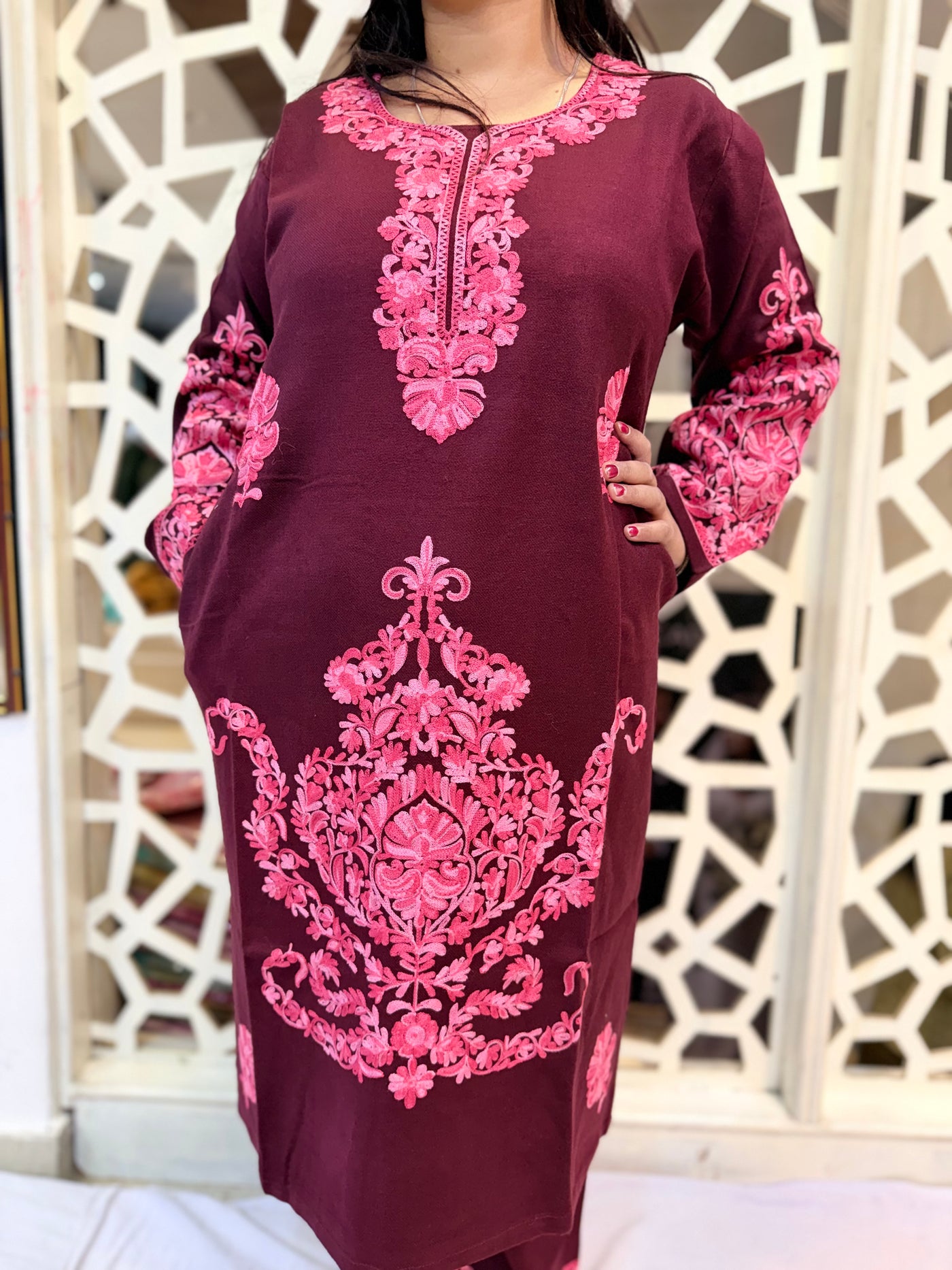 Premium winter 🥶 kashmiri cord set