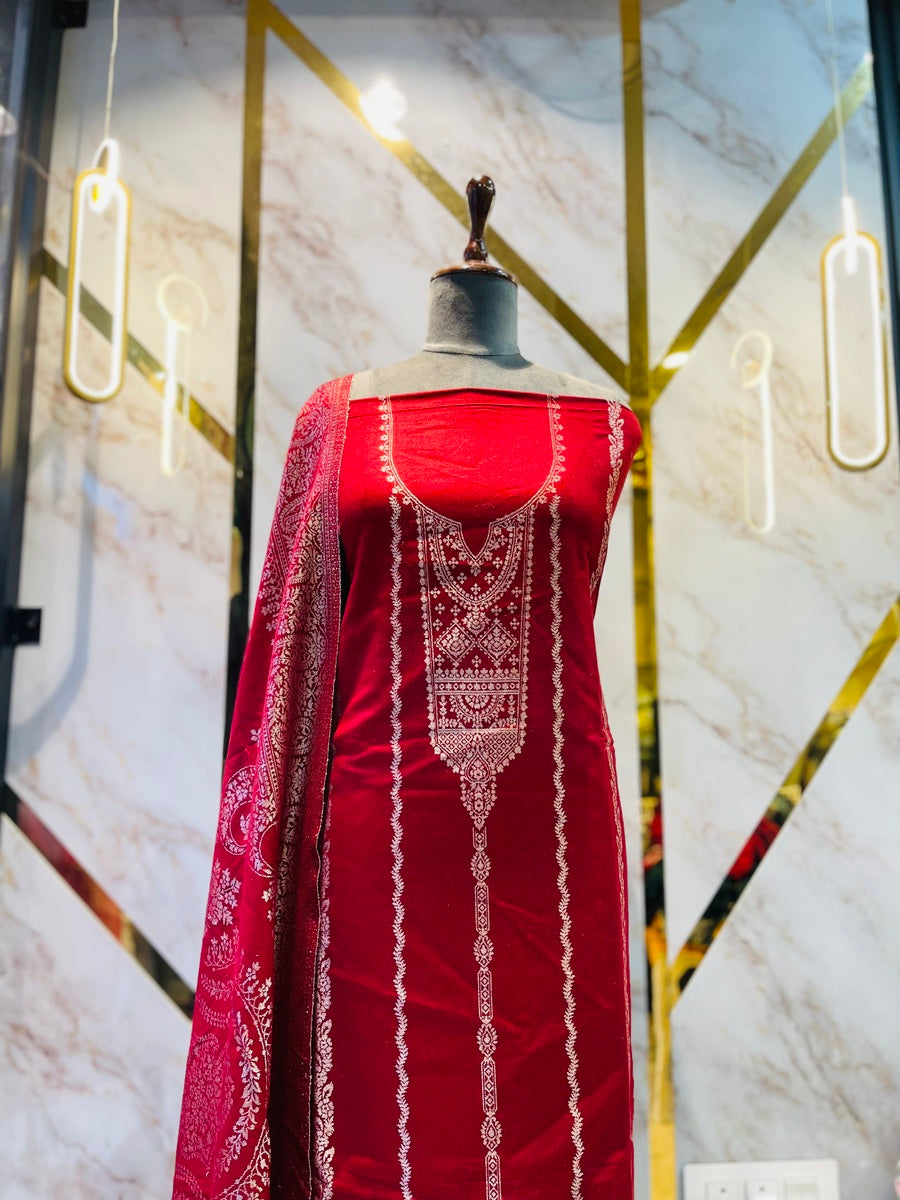 Premium Winter kani Suit(💯%Handmade powerloom)