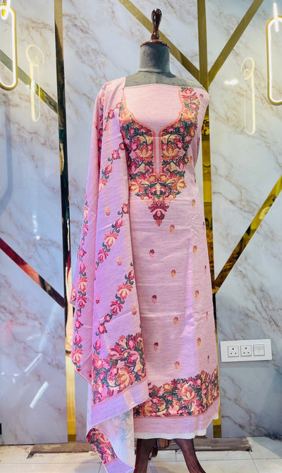 Premium kashmiri  Pashmina kani print Suit