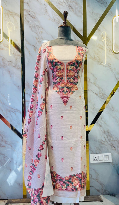 Premium kashmiri  Pashmina kani print Suit