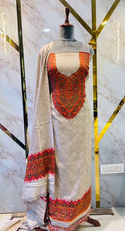 Premium Winter Kullu Suit (💯 % handmade powerloom )