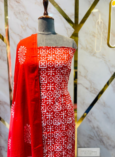 Premium vatik print cotton suits