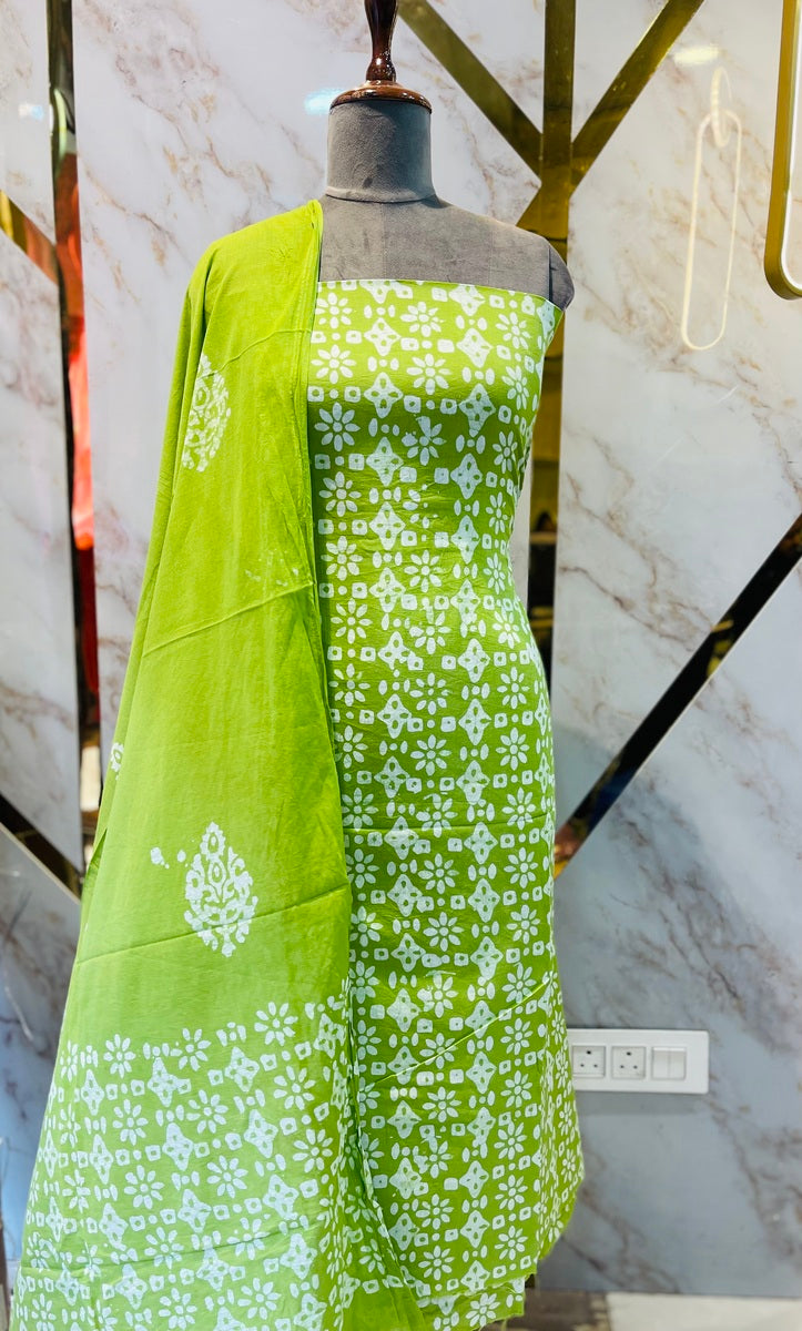 Premium vatik print cotton suits