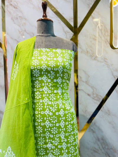 Premium vatik print cotton suits