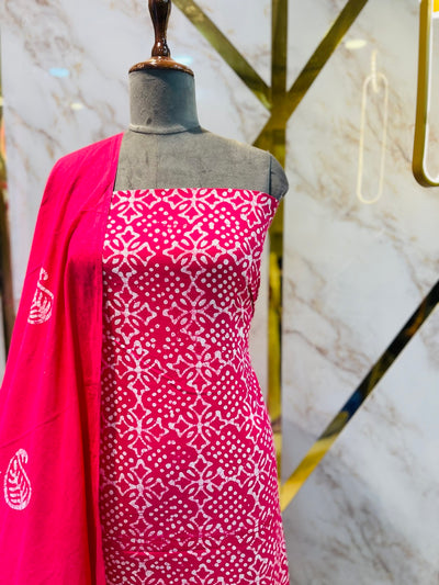 Premium vatik print cotton suits