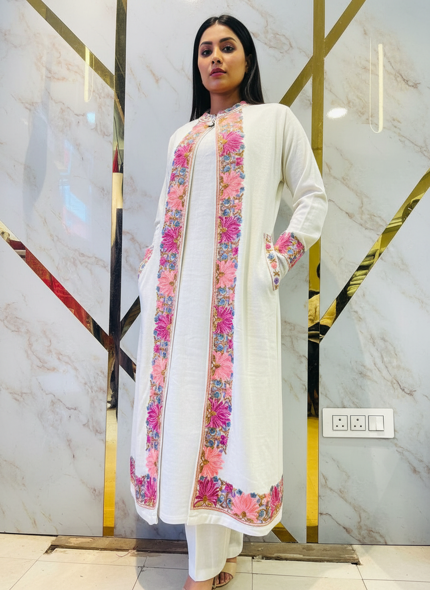 Beautiful Kashmiri winter 🥶 Ready made jacket suit