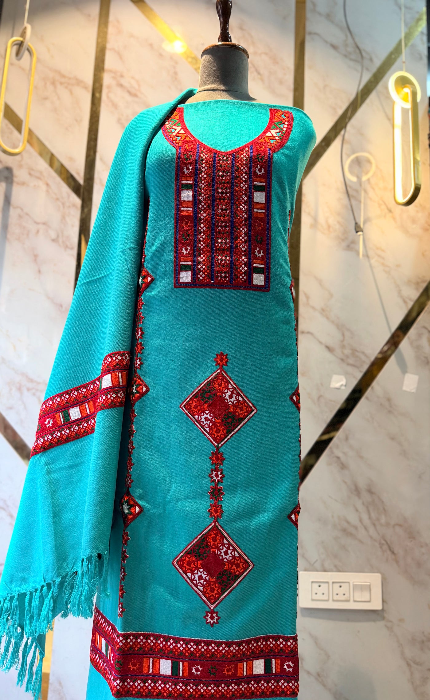 Pure winter 🥶 kinnauri temple Salwar🛕 (hand made ) suit