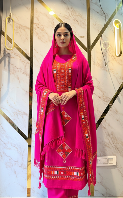 Pure winter 🥶 kinnauri temple Salwar🛕 (hand made ) suit