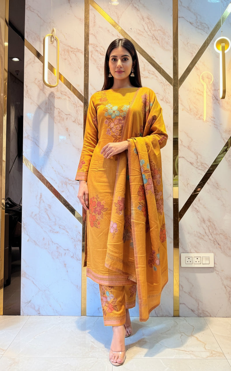 Premium kani Wollen Party Suits (100% Handmade)