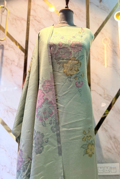 Premium kani Wollen Party Suits (100% Handmade)