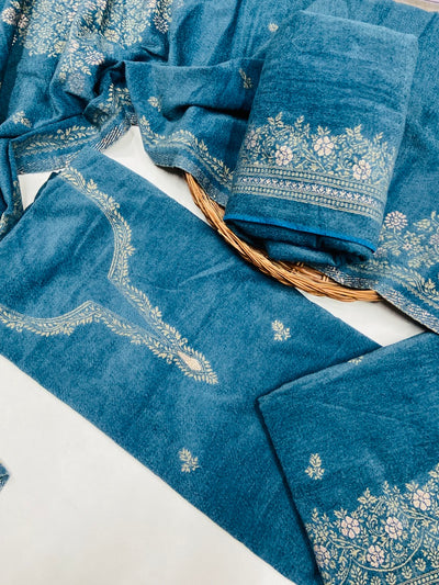 Premium  velvet  kani 🥶 suit velvet bottom