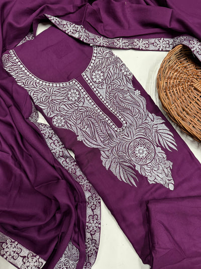 Kashmiri 🥶 winter pure suit (💯%handmade) 2025