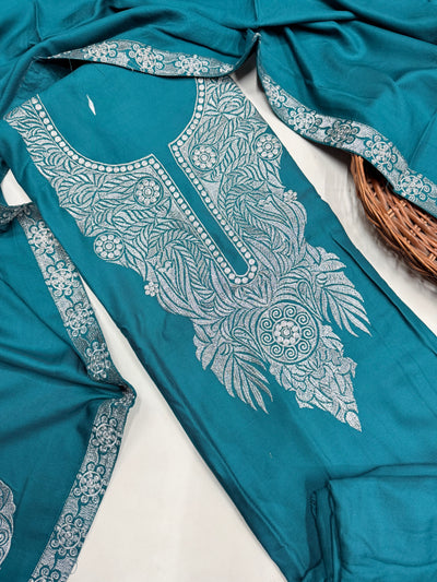 Kashmiri 🥶 winter pure suit (💯%handmade) 2025