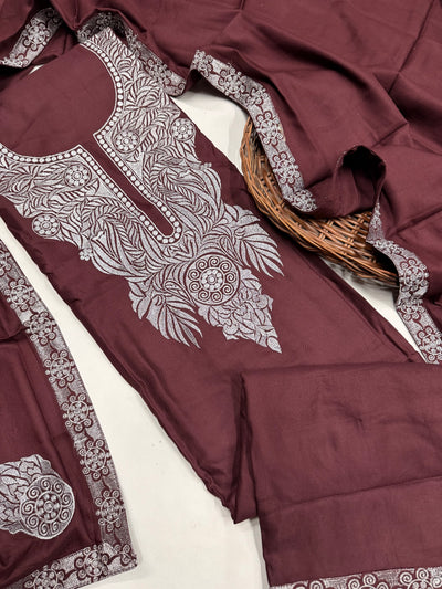 Kashmiri 🥶 winter pure suit (💯%handmade) 2025