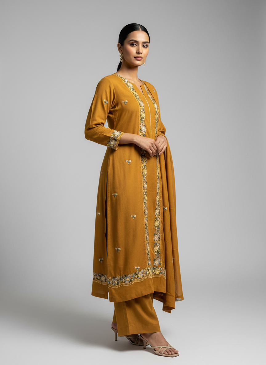 Kashmiri 🥶 winter pure suit (💯%handmade) 2025