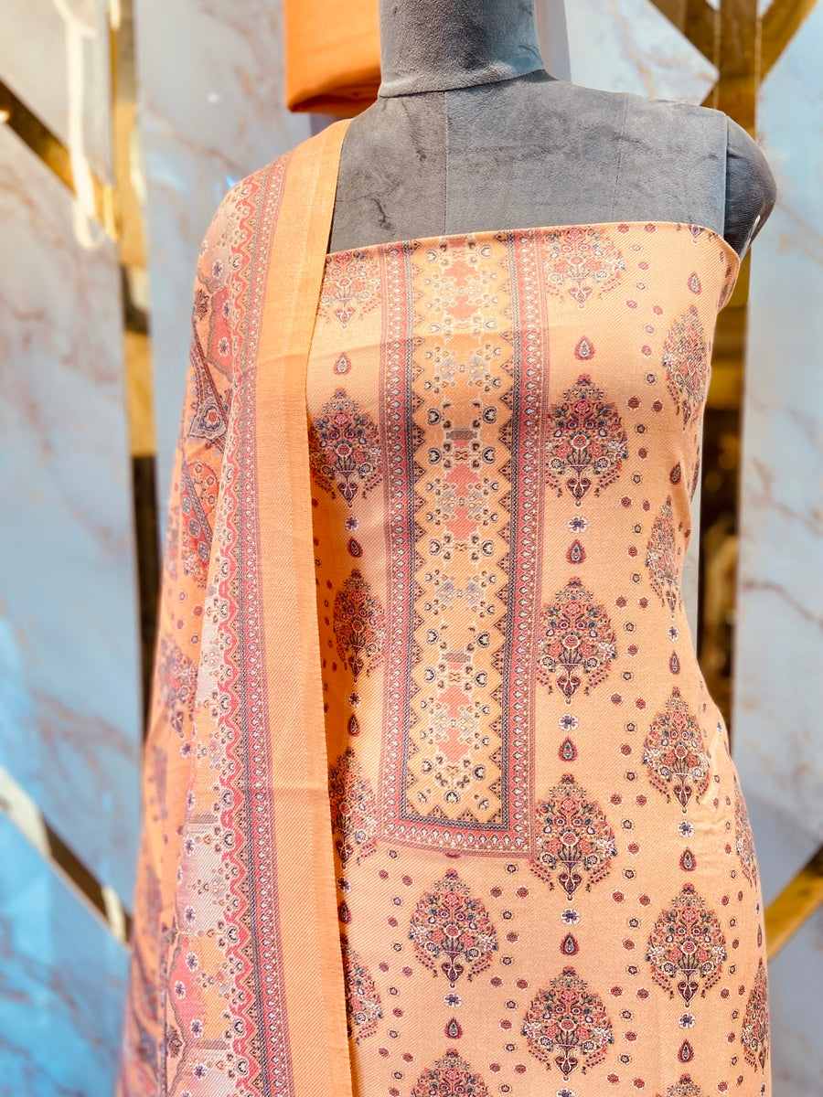 Premium kashmiri  Pashmina kani Suit