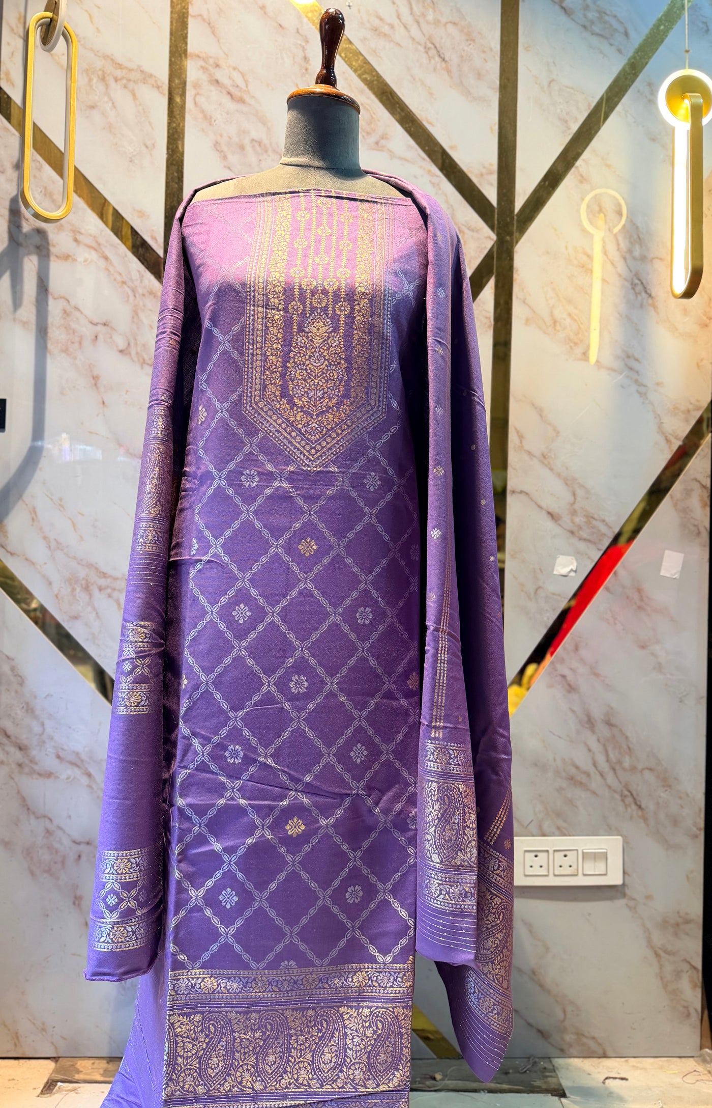 Premium kani Wollen Party Suits (100% Handmade)