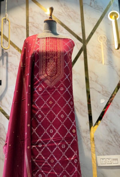 Premium kani Wollen Party Suits (100% Handmade)