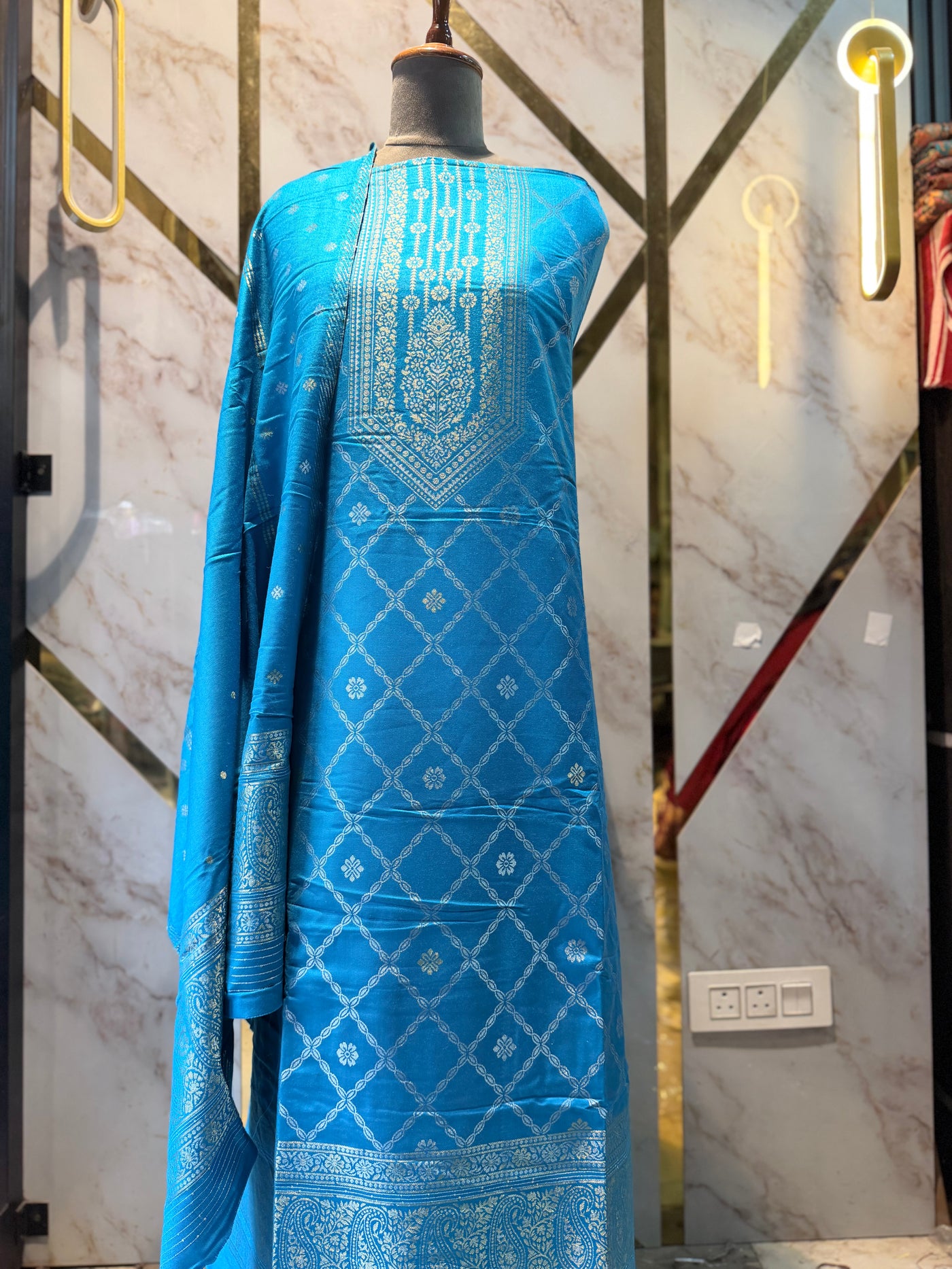 Premium kani Wollen Party Suits (100% Handmade)