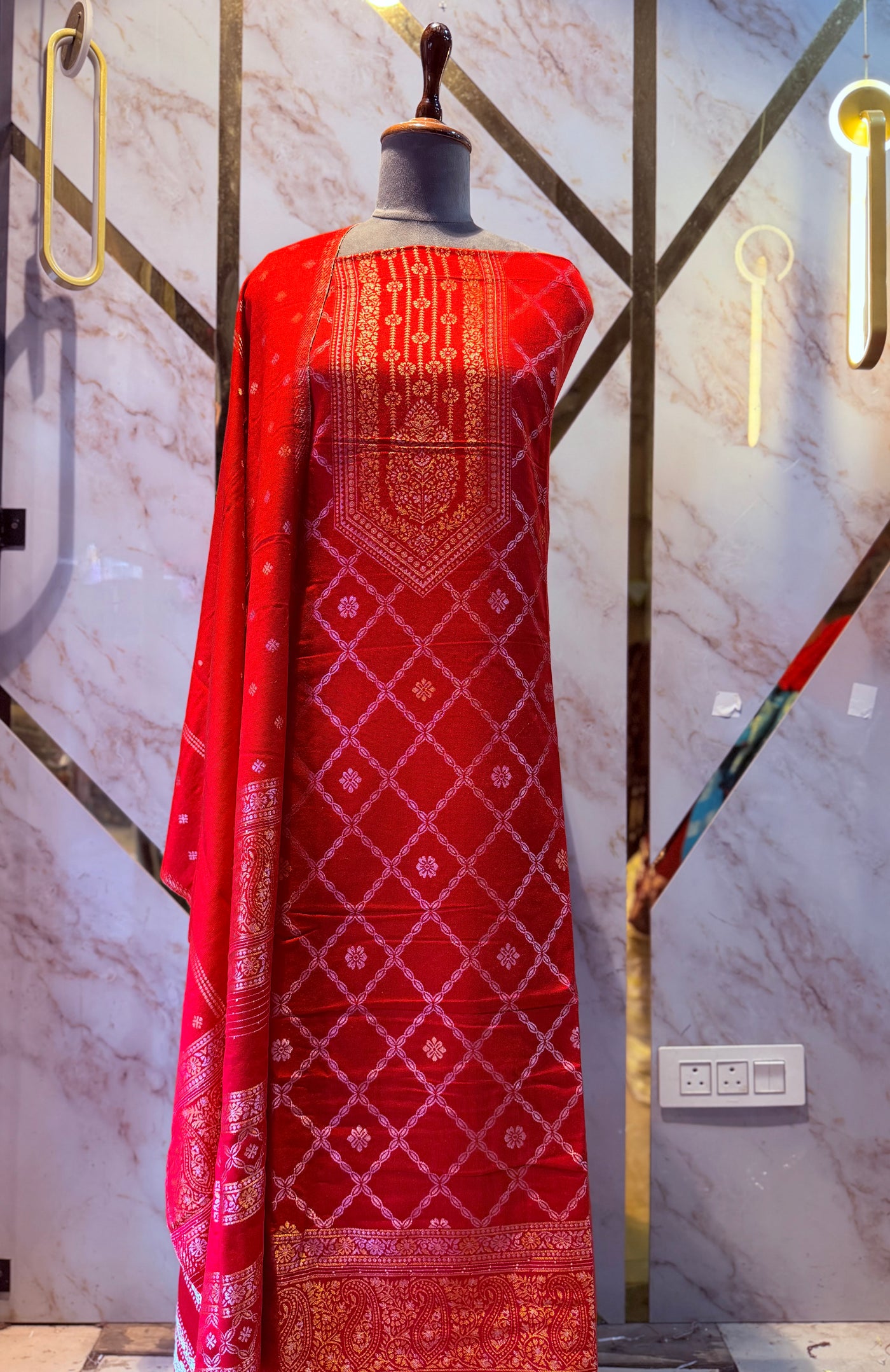 Premium kani Wollen Party Suits (100% Handmade)